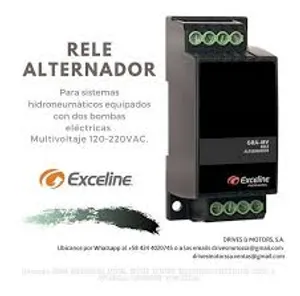 Relé Multivoltaje Exceline para Controlar Dos Bombas Hidroneumáticas
